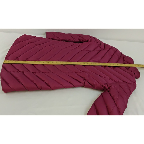 Patagonia Down Puffer Jacket Women's S Pink Full Zip Hoodless #J5284 - Picture 16 of 16